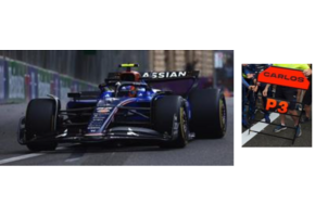 **Pre Order 1/43 Williams FW47 No.55 Williams Racing, C. Sainz '3rd Azerbaijan GP 2025'
