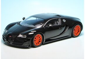 1:18 Bugatti Veyron Super Sport 'Black with orange rims'