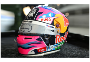 **Pre Order 1/5 Helmet Liam Lawson -  Singapore GP 2025