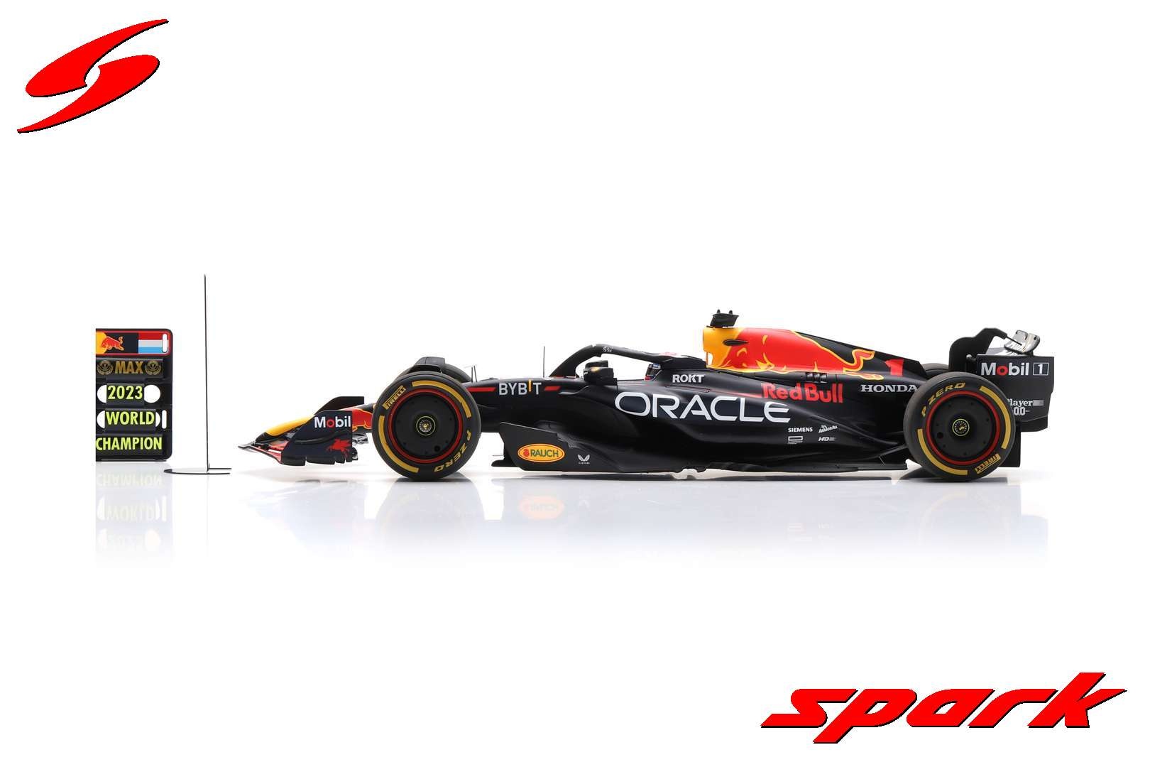 1:12 Oracle Red Bull Racing RB19, M. Verstappen Qatar 2023 'World Champion'