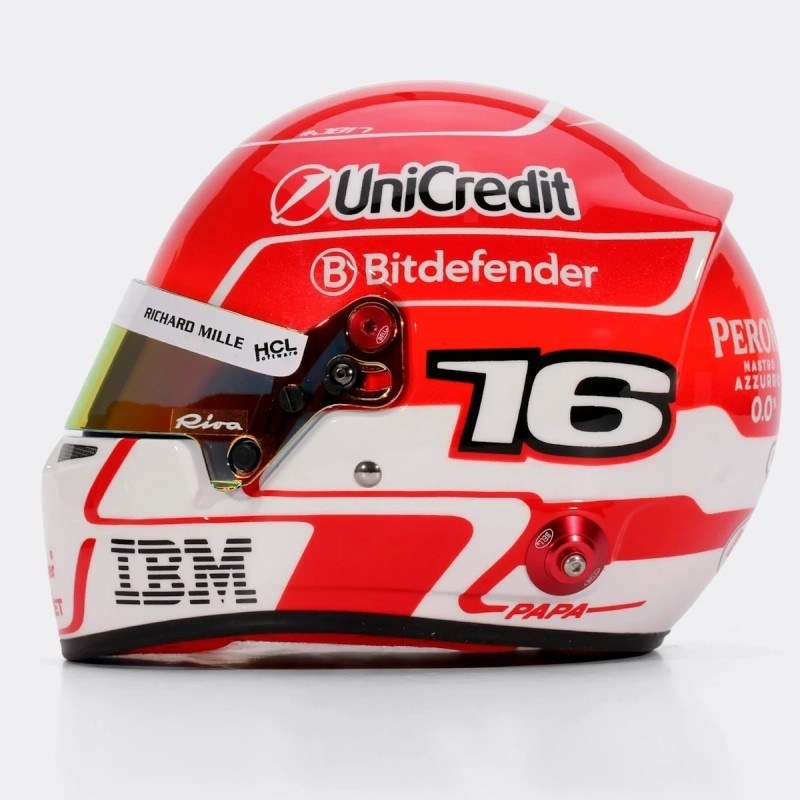 1:2 Helmet Charles Leclerc – Ferrari F1 2025 | Official Replica - Bell Helmets