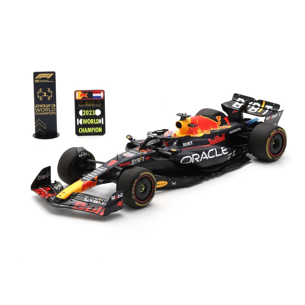 1:12 Oracle Red Bull Racing RB19, M. Verstappen Qatar 2023 'World Champion'