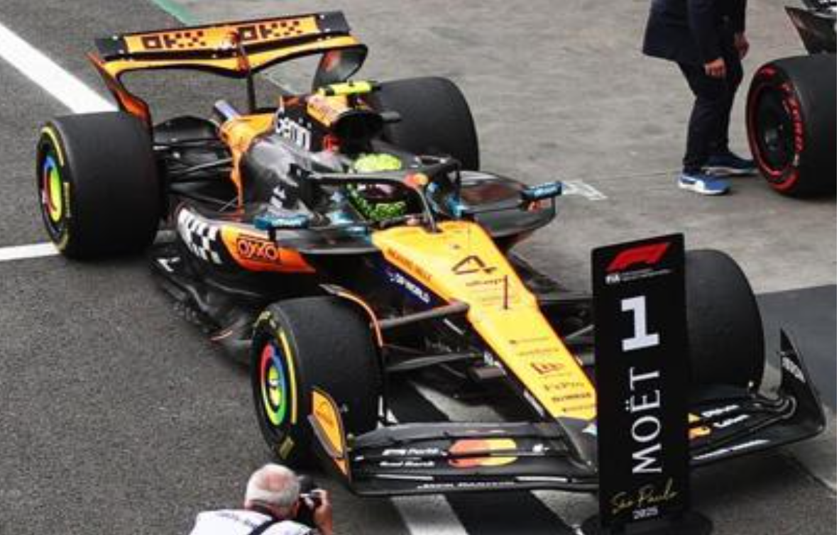 1/43 McLaren MCL39 No.4, L. Norris 'Winner Brazilian GP 2025'