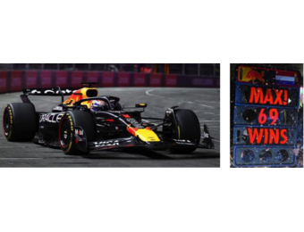 **Pre Order 1/43 Oracle Red Bull Racing RB21 No.1, M. Verstappen 'Winner Las Vegas GP  2025'