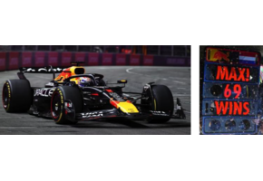 **Pre Order 1/18 Oracle Red Bull Racing RB21 No.1, M. Verstappen 'Winner Las Vegas GP 2025'