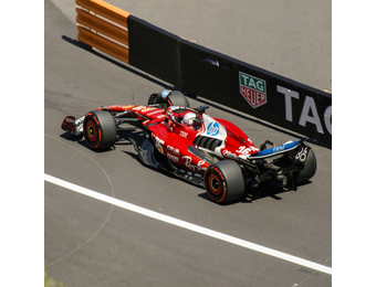 **Pre Order 1:12 C. Leclerc Ferrari SF-25 Monaco GP 2nd Place 2025 - Looksmart