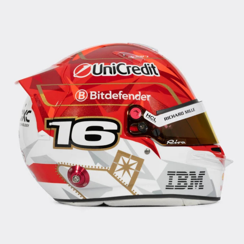 **Pre-order 1:5 Charles Leclerc Scuderia Ferrari HP - Las Vegas 2025 - Looksmart