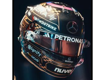 **Pre Order 1/5 Helmet George Russell 'Las Vegas Grand Prix 2025'