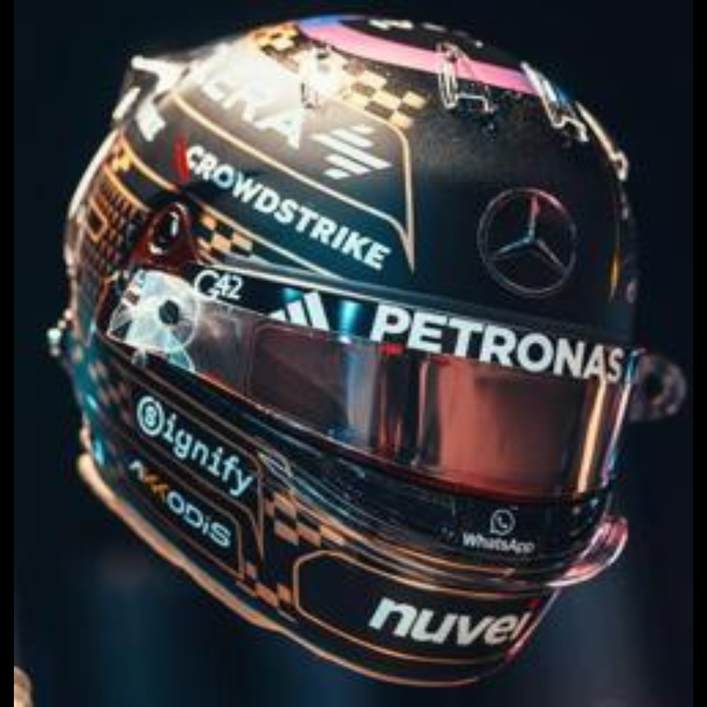 **Pre Order 1/5 Helmet George Russell 'Las Vegas Grand Prix 2025'