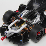 1:18 Pagani Huayra R- Pearl White - LCD Model