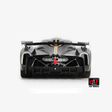 1:18 Pagani Huayra R- Black Carbon - LCD Model