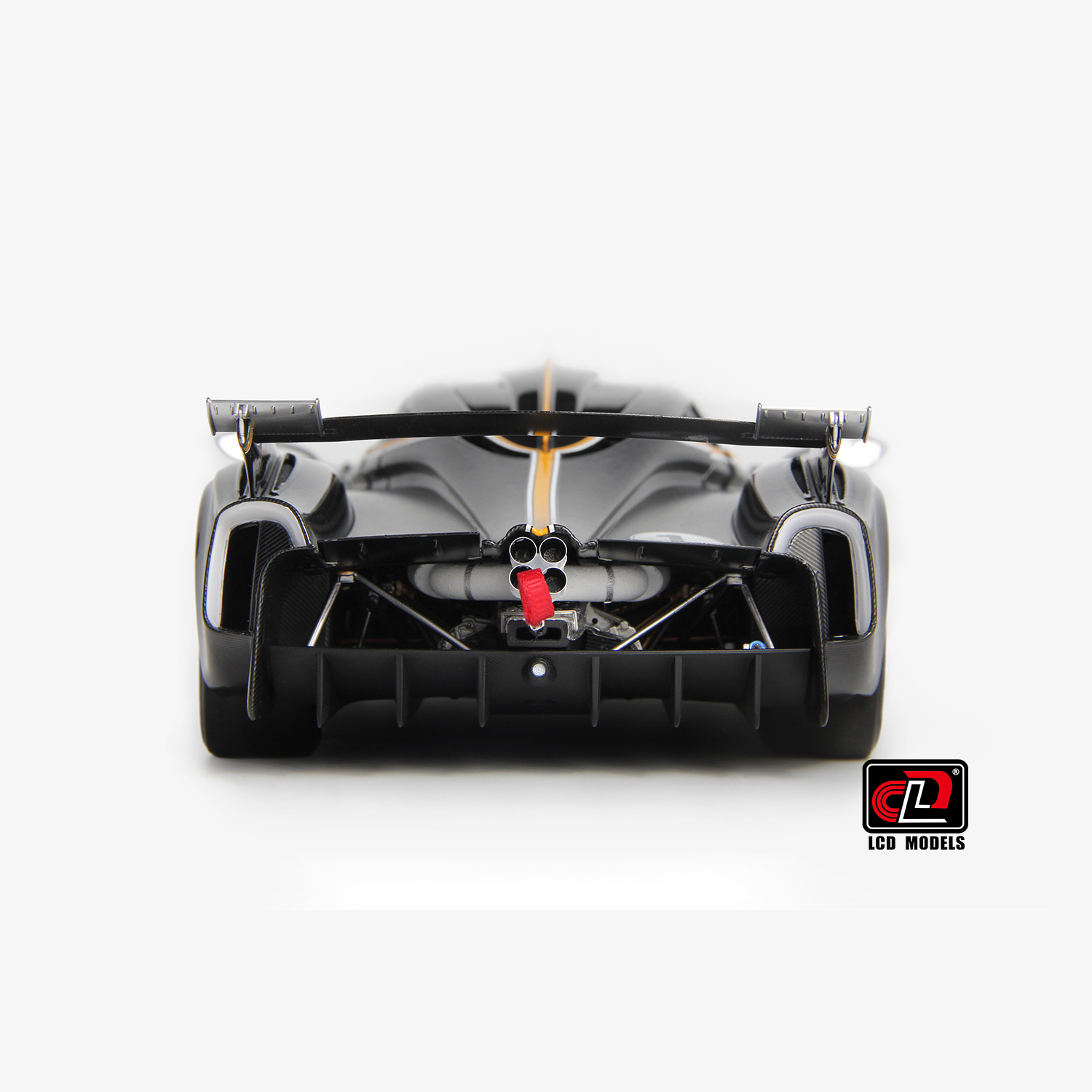 1:18 Pagani Huayra R- Black Carbon - LCD Model