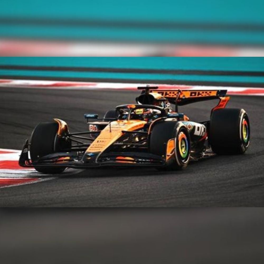 1:43 Oscar Piastri McLaren F1 2nd Abu Dhabi 2025 - Spark Models