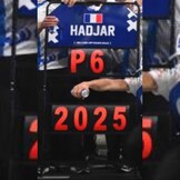 1:43 Isack Hadjar Racing Bulls P6 Abu Dhabi 2025 (met pit board) - Spark Models