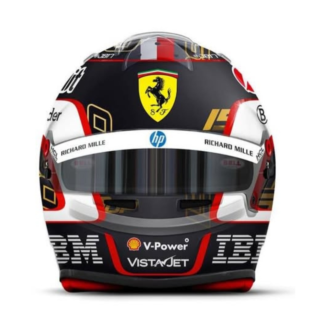 1:5 Charles Leclerc Scuderia Ferrari HP - Abu Dhabi GP 2025 Special Edition Helm