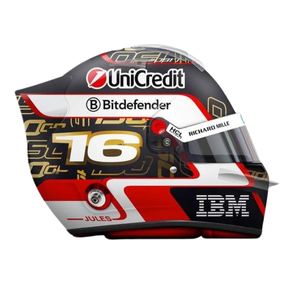 1:5 Charles Leclerc Scuderia Ferrari HP - Abu Dhabi GP 2025 Special Edition Helm