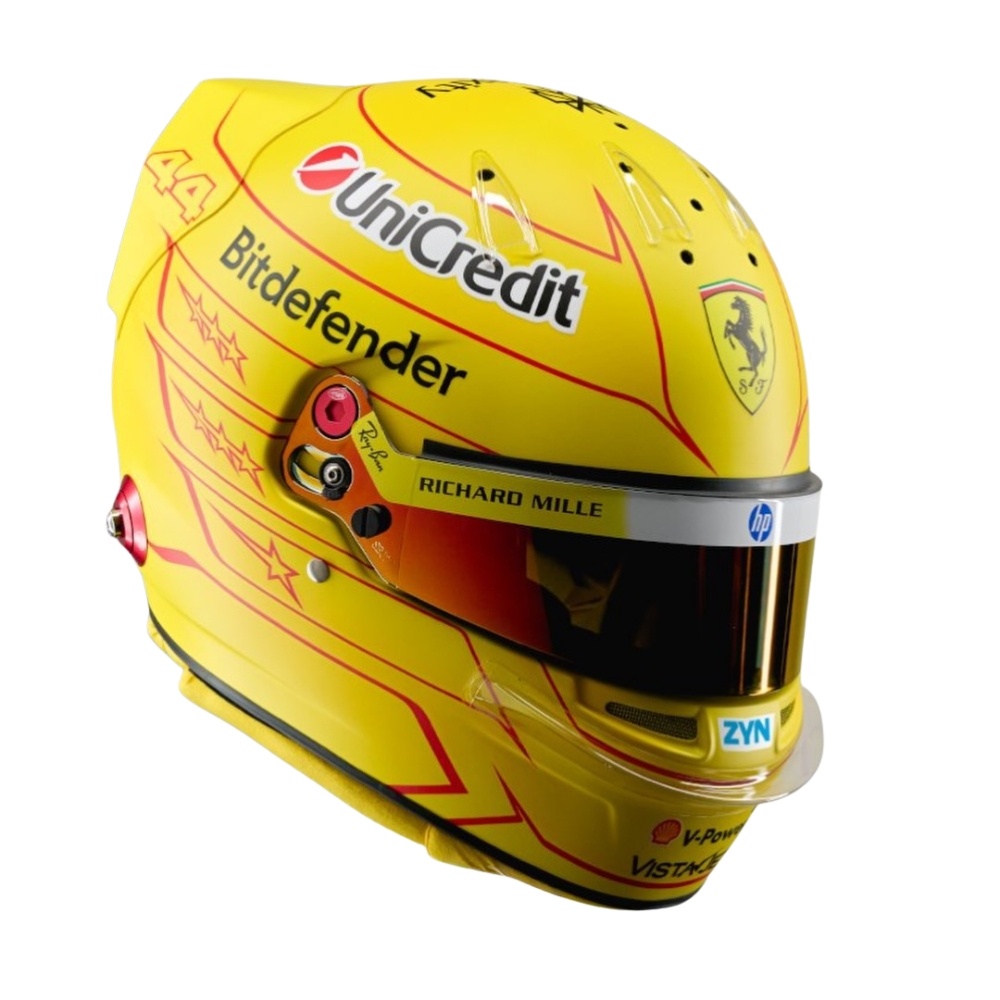 1:5 Lewis Hamilton Scuderia Ferrari HP - 2026 Seizoenshelm - Looksmart