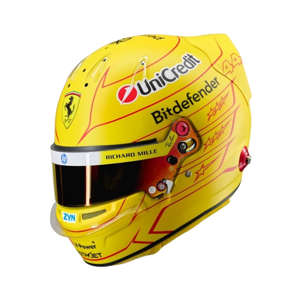 1:5 Lewis Hamilton Scuderia Ferrari HP - 2026 Seizoenshelm - Looksmart