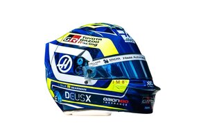 1:5 O. Bearman TGR Haas - 2026 Season Helmet