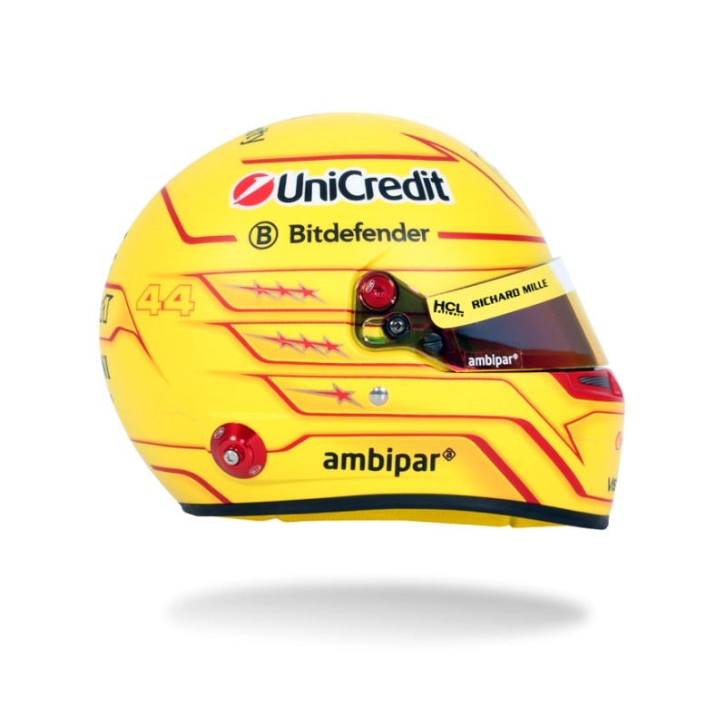 1:2 Helm Lewis Hamilton – Ferrari F1 2025 | Officiële Replica - Bell Helmets