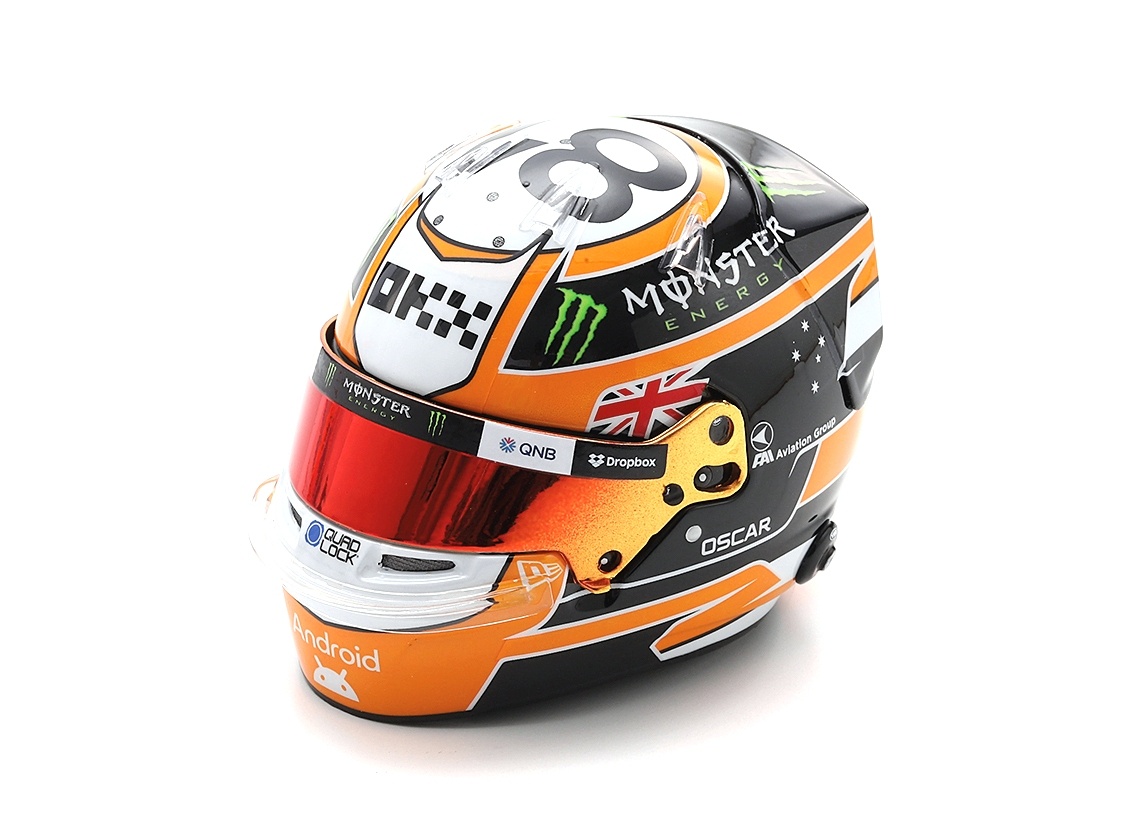 1:5 Oscar Piastri - Monaco GP 2025 Helmet - Spark Models