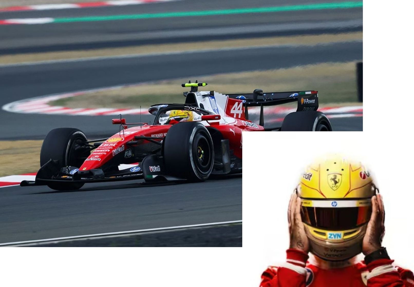 1:43 Lewis Hamilton Scuderia Ferrari HP - SF-26 Chinese GP 2026 - 3th Place - BBR Models