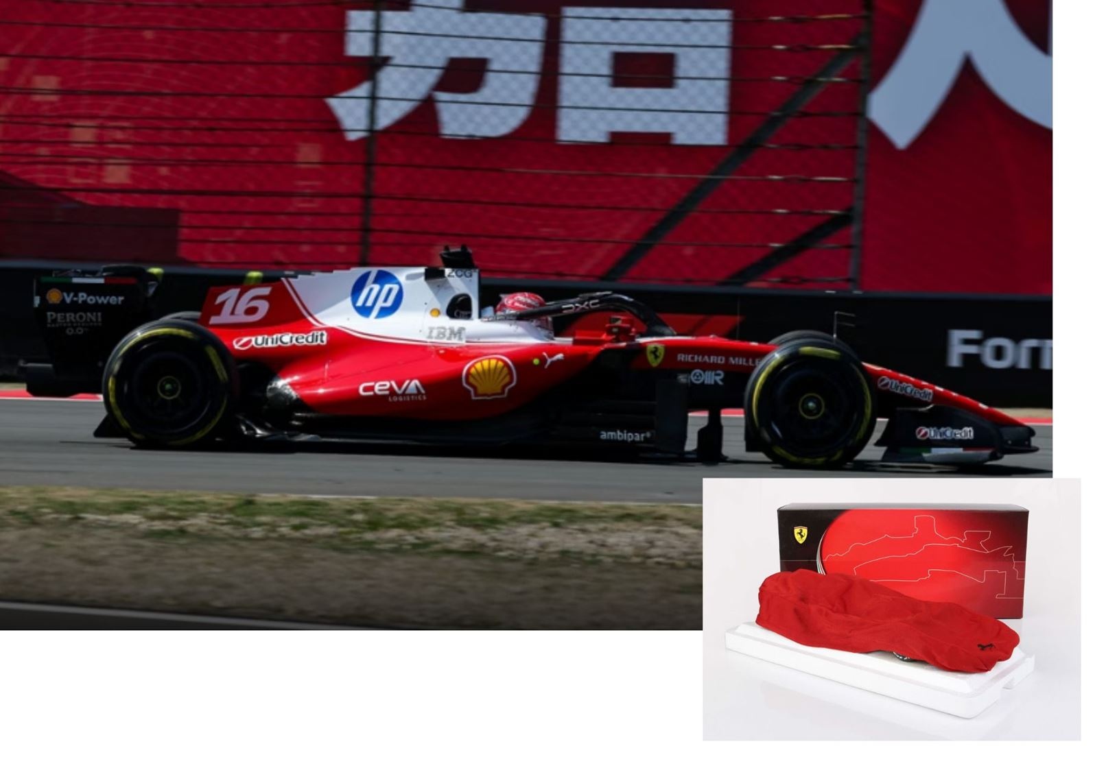 1:18 Charles Leclerc Scuderia Ferrari HP - SF-26 Chinese GP 2026 - 4th Place - BBR Models