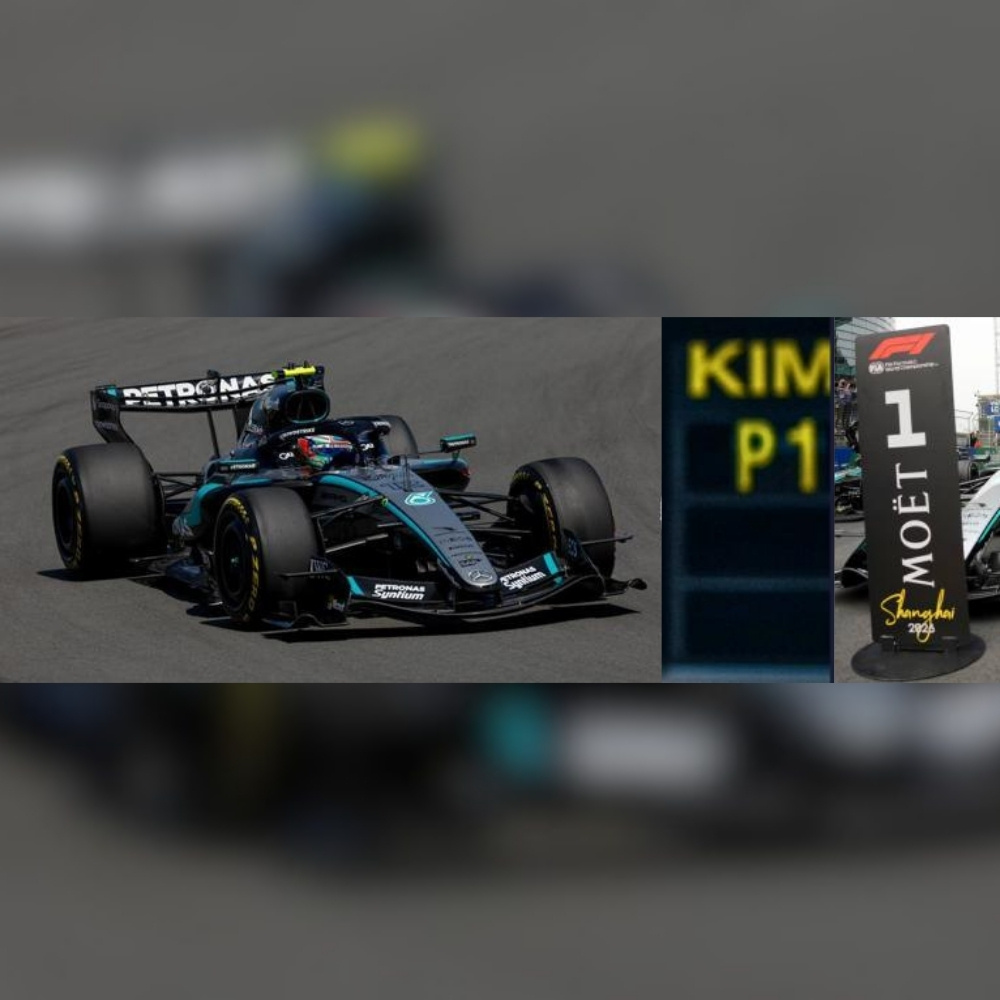 1:43 Kimi Antonelli #12 Mercedes-AMG PETRONAS Formula One Team W17 - Chinese GP 2026 - Winner - Spark Models