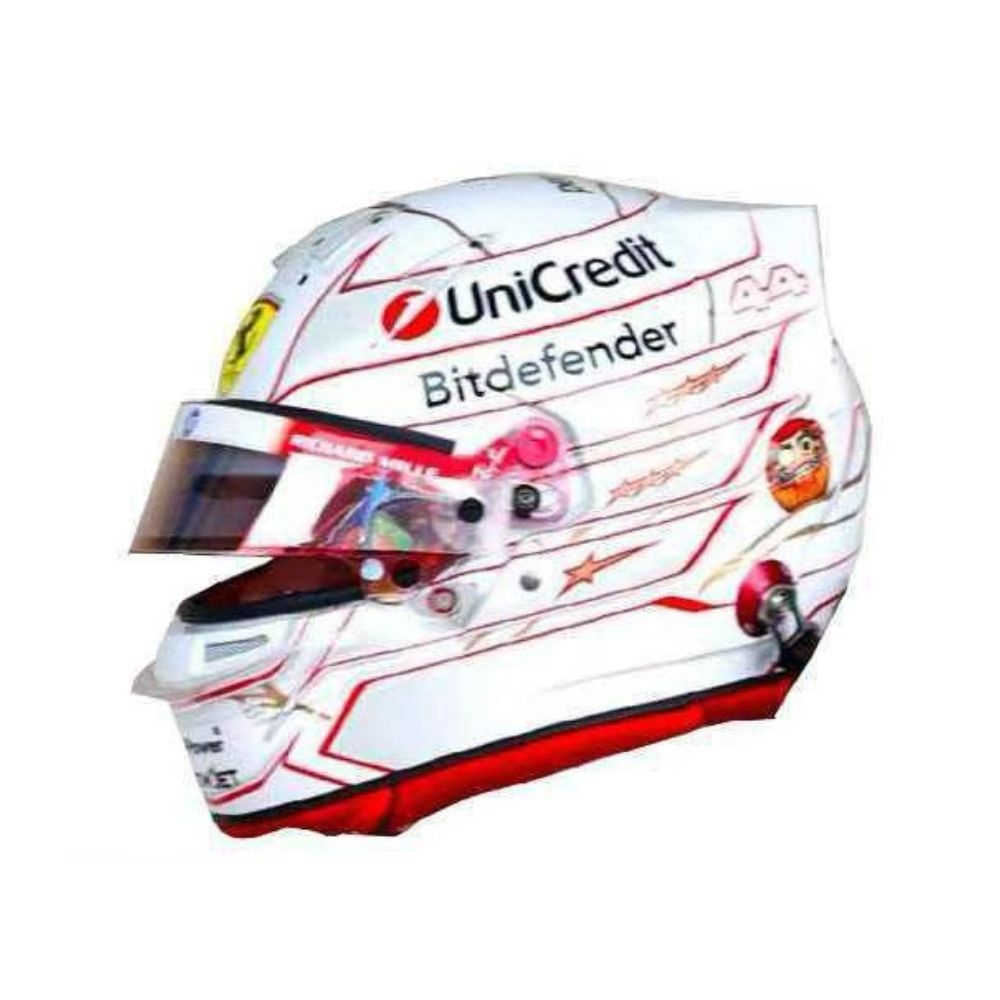 1:5 Lewis Hamilton Scuderia Ferrari HP - GP Japan 2026 Helm - Looksmart