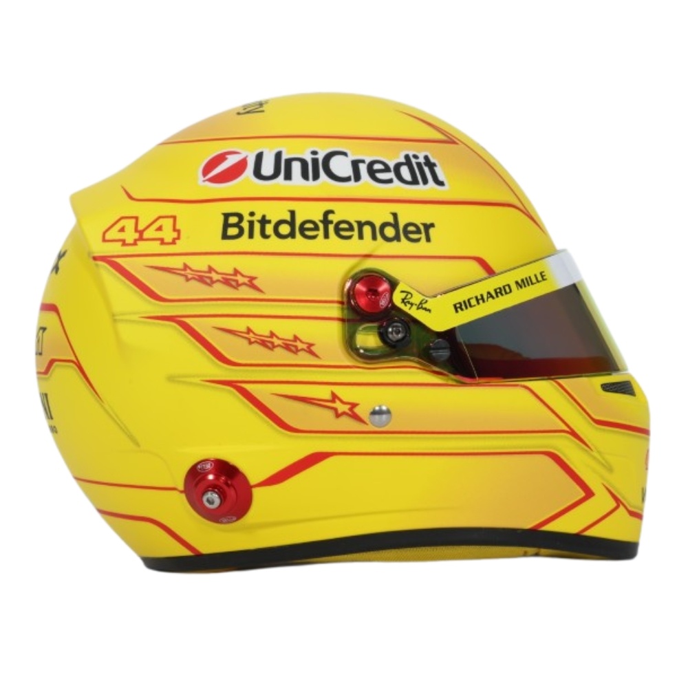 1:2 Lewis Hamilton Scuderia Ferrari HP - 2026 Seizoenshelm - Bell Helmets