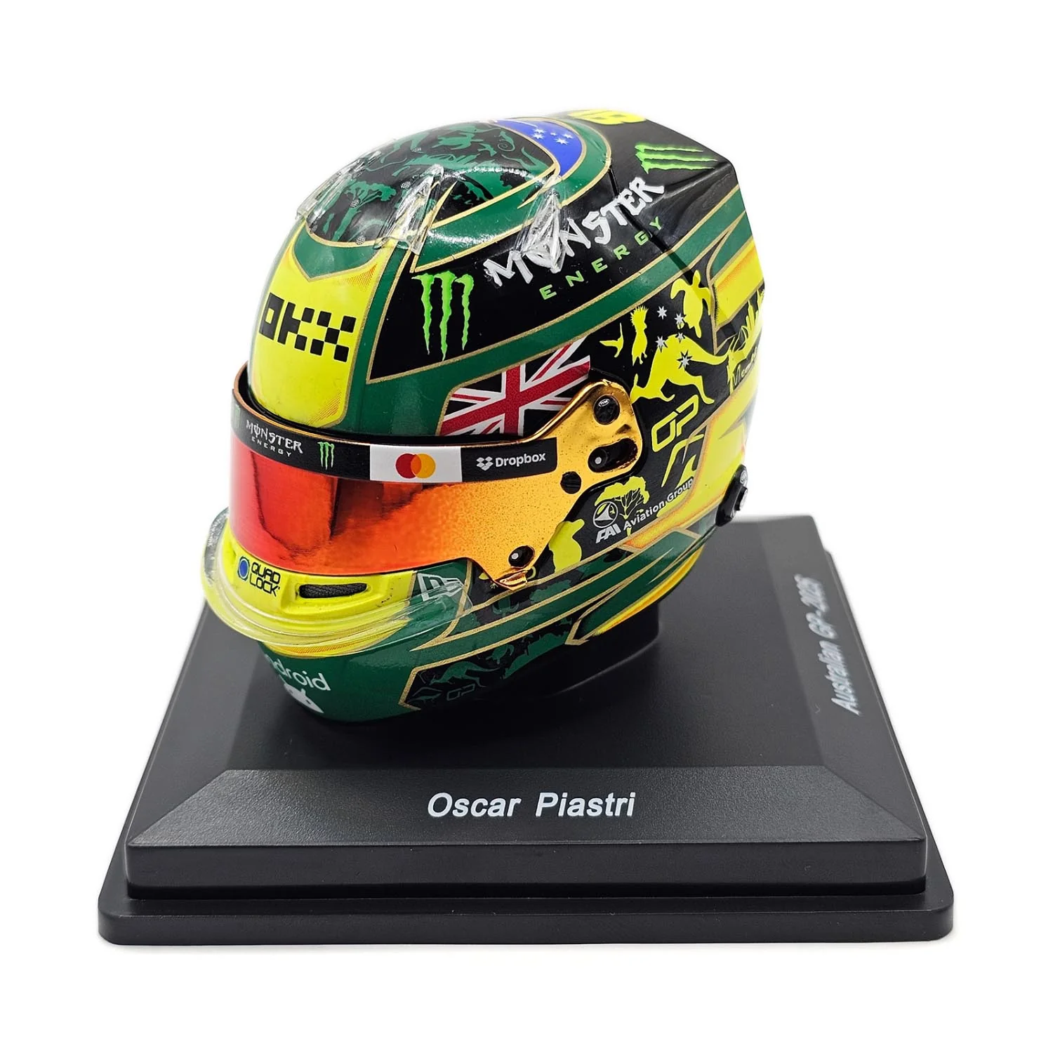 1/5 Helmet Oscar Piastri - Australian GP 2025
