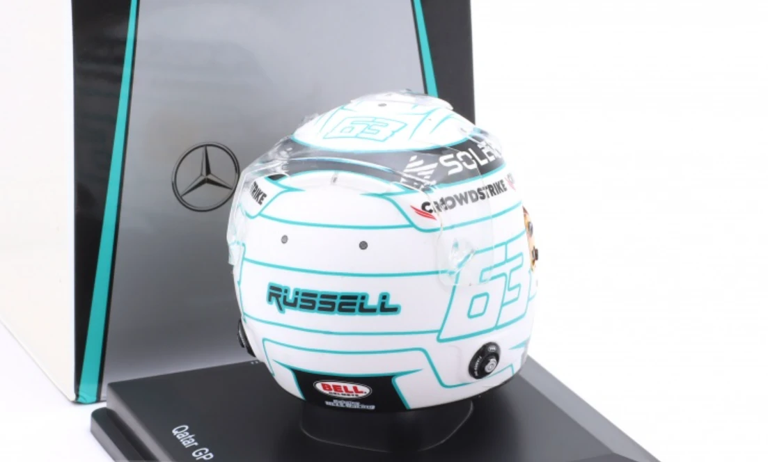 1:5 George Russell Helm Qatar GP 2024 - Spark Models