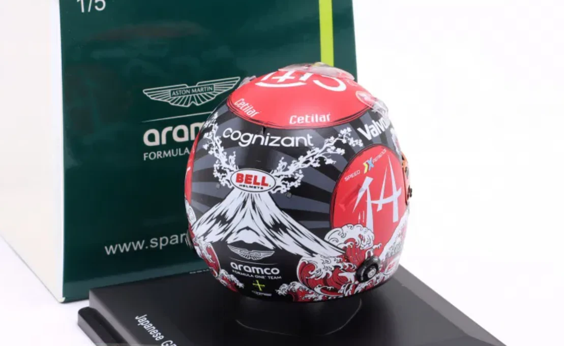 1:5 Fernando Alonso Japan GP 2024 Helmet