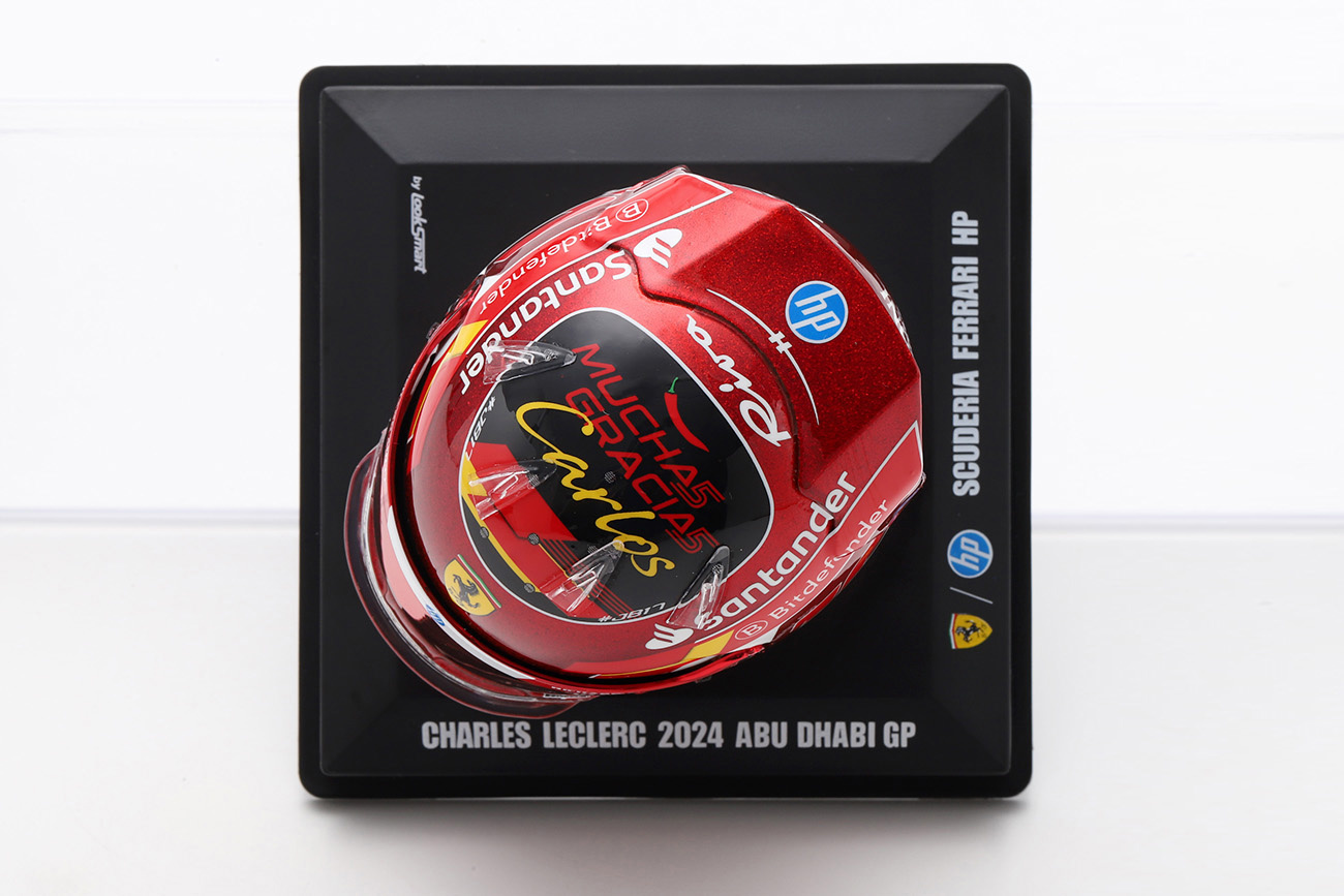 **Pre Order 1/5 Helmet Charles Leclerc - Abu Dhabi GP 2024