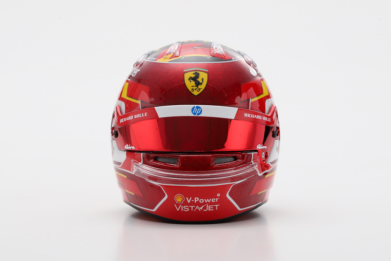 **Pre Order 1/5 Helmet Charles Leclerc - Abu Dhabi GP 2024