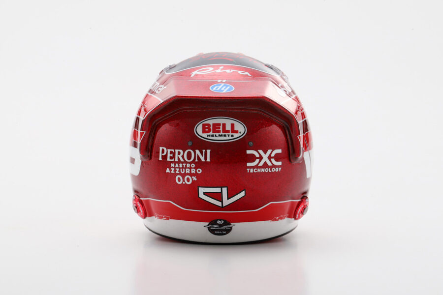 **Pre Order 1/5 Helmet Charles Leclerc - Abu Dhabi GP 2024