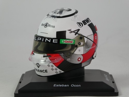 1:5 BTW Alpine F1 Team - Esteban Ocon - Belgian GP Helmet 2023 Spark Schaalmodel