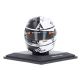 1:5 Williams Racing - Alexander Albon - British GP Helmet 2023 black white Spark Scale model
