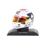 1:5 Yuki Tsunoda - Helmet - Japanese GP 2023 wit-blauw-rood Spark Schaalmodel