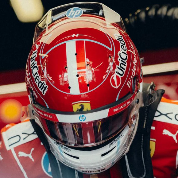 1:5 Charles Leclerc Scuderia Ferrari HP – 2026 Season Helmet - Looksmart