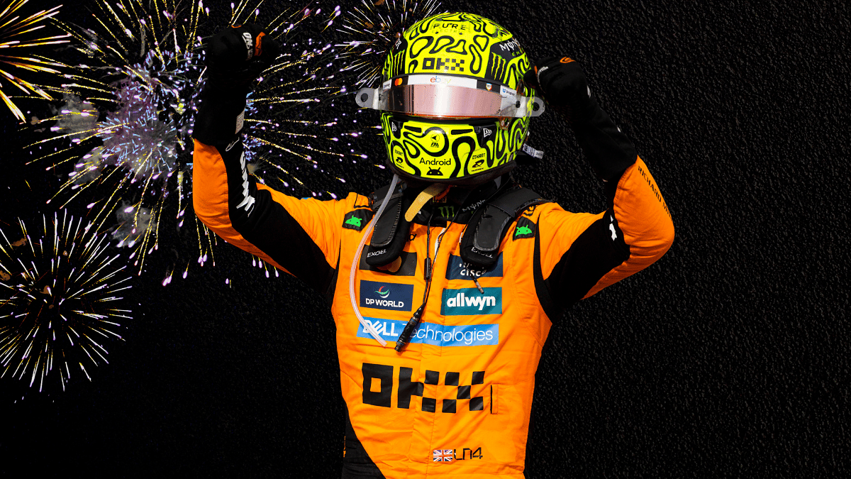 1:5 Lando Norris McLaren F1 2025 Helmet - Spark Model
