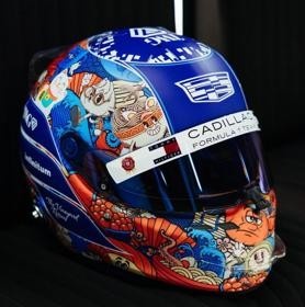 1:5 Valtteri Bottas Cadillac Formula 1 Team – Japanese GP 2026 Helm – Spark Models