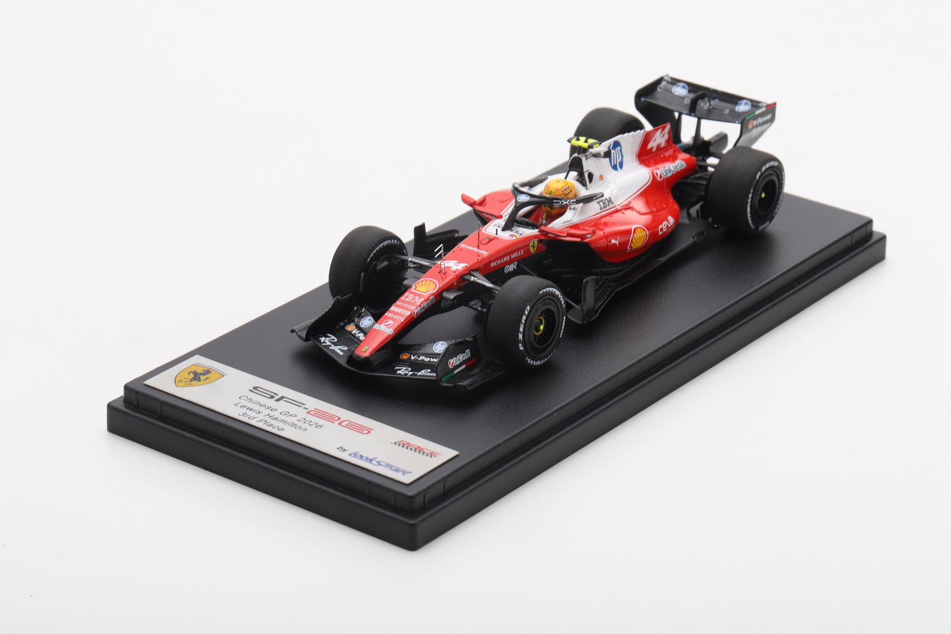 1:43 Lewis Hamilton Scuderia Ferrari HP - SF-26 Chinese GP 2026 - 3rd Place - Looksmart Models