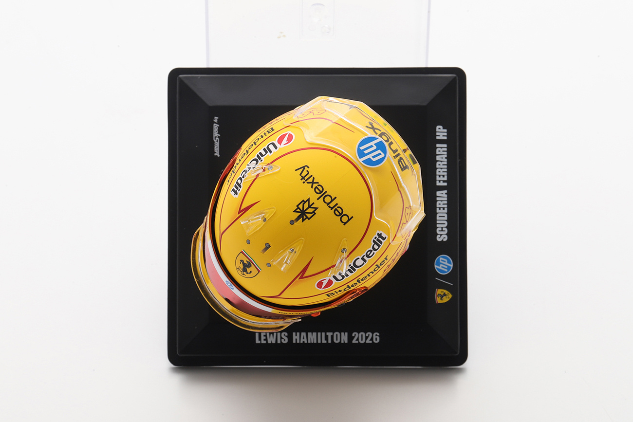 1:5 Lewis Hamilton Scuderia Ferrari HP - 2026 Season Helmet - Looksmart