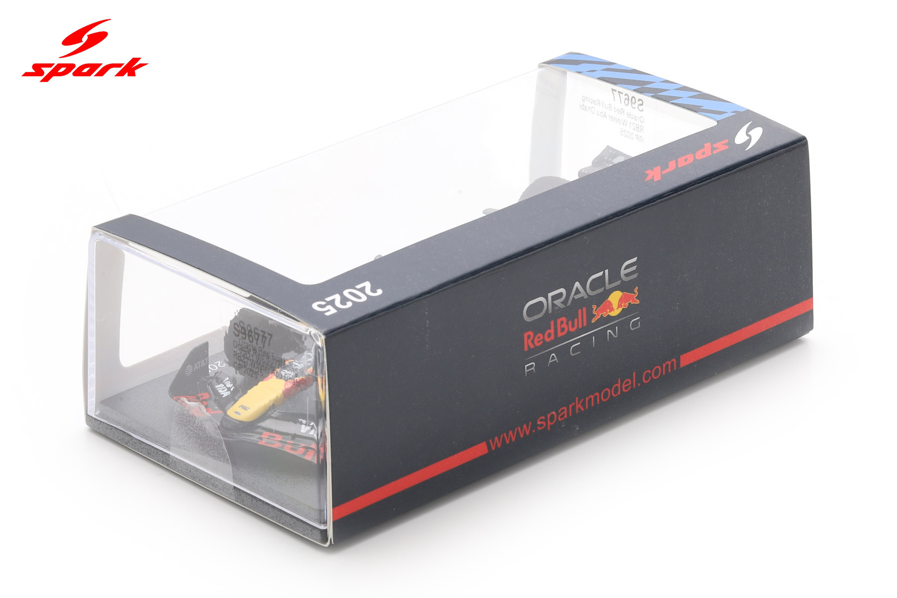 1:43 Max Verstappen Red Bull Racing F1 Winner Abu Dhabi 2025 (with pit board) - Spark Models