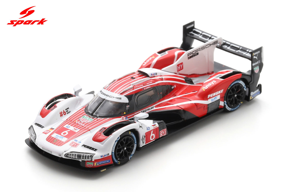 1:64 Porsche 963 No.6 Porsche Penske Motorsport 2nd Le Mans 24H 2025 - K. Estre - L. Vanthoor - M. Campbell