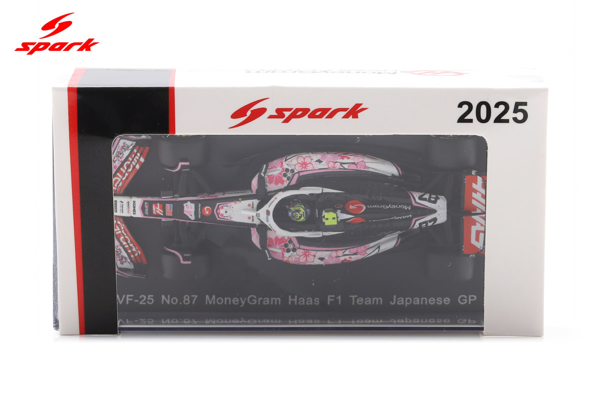1:64 Haas VF-25 #87 MoneyGram Haas F1 Team Japanese GP 2025 - Oliver Bearman
