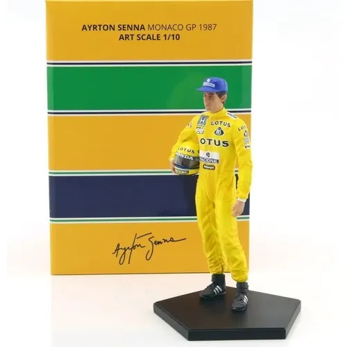 Figurine 1:10 Ayrton Senna Winner F1 Monaco GP 1987 - Iron Studio