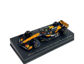 1:64 Lando Norris MCL38 #4 Winner Abu Dhabi GP 2024