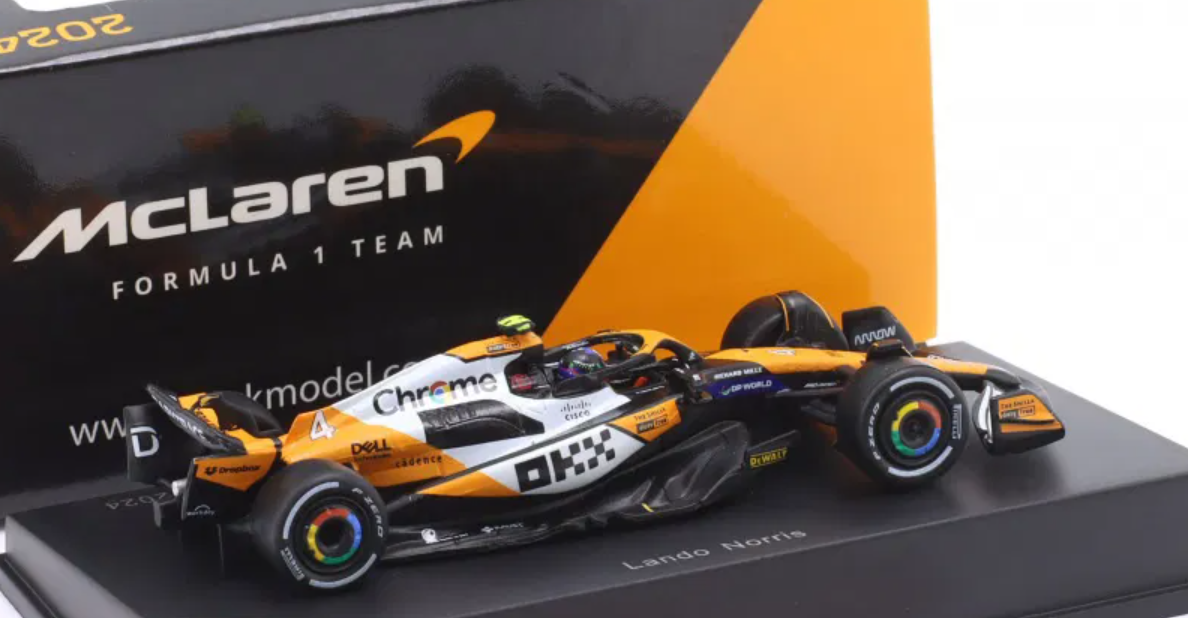 1:64 Lando Norris MCL38 #4 Winner Singapore GP 2024